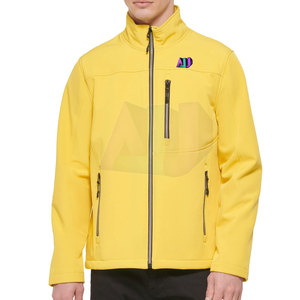 Low MOQ Premium Quality Men's Winter Softshell Jacket Water Resistant Eco-Friendly & Breathable Front Logo Customizable - Product Image 1