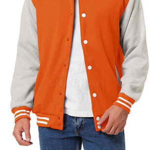 Chaqueta Letterman Atemporal para Hombre, Ropa Casual de Calle, Ajuste Cómodo, Perfecta para Uso Diario y Viajes - Product Image 6