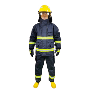 Traje de bombero impermeable de 4 capas de meta-aramida, uniforme de seguridad para bomberos - Product Image 5