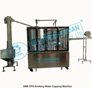 Máquina Tapadora de Agua Potable de Alta Resistencia de Nuevo Diseño, 2000 CPH, Máquina Tapadora Automática de Grado Industrial de la India - Product Image 5