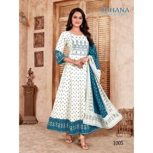 Calidad de exportación india, Buen Precio de apoyo/Rayón pesado de diseño perenne para adultos con bata de trabajo con estampado de lámina a precio barato - Product Image 1