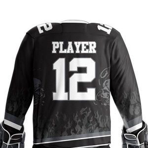 Fabricant pakistanais d'uniformes de hockey sur glace, 100% polyester, antibactérien, respirant, imperméable, séchage rapide, ensembles personnalisables, OEM ODM - Product Image 6
