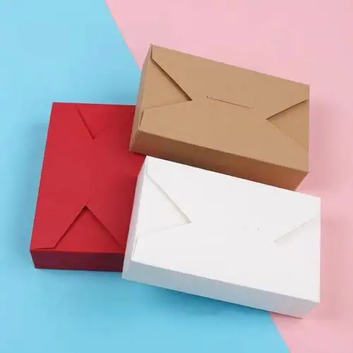 TRIHO TRb- 1475 boîte cadeau en papier Kraft de Style enveloppe Simple et moderne pour emballage de bonbons ou d'aliments