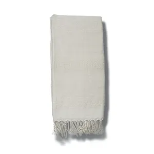 New Arrival Peshtemal Stylish Pure Cream Color Turkish Towel Bath and Beach Hotel Towel Buy At Best Price