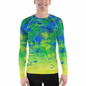 Secado rápido y protección UV 100% Material de poliéster Sublimación personalizada Rendimiento Camisas de pesca de manga larga para hombres - Product Image 1