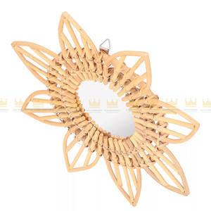 กระจกแต่งหน้าหวายคุณภาพสูงจากเวียดนาม100% การแต่งตัวย้อนยุคการออกแบบห้องน้ำการตกแต่งศิลปะที่ทันสมัยและเป็นมิตรกับสิ่งแวดล้อม - Product Image 3