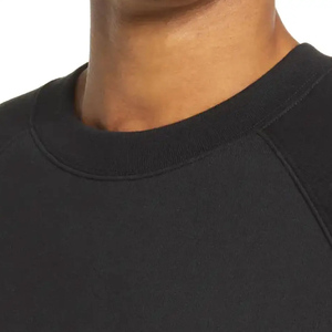 Sudaderas largas de algodón liso para mujer, sudadera de lana con hombros caídos Unisex, sudadera personalizada para mujer, Sudadera de cuello redondo - Product Image 4