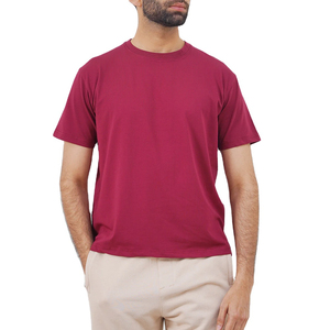 Camiseta Ringer de Algodón 100% con Logotipo Personalizado, Cuello Redondo, Diseño Liso, Color Sólido, para Hombre, de Alta Calidad, para Verano - Product Image 1