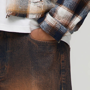 Shorts Vaqueros Teñidos para Hombre, Versátiles, Casuales, con Estilo Elegante, Diseño Clásico, Ropa Casual, Ajuste Cómodo y Diseño Transpirable 2026 - Product Image 3