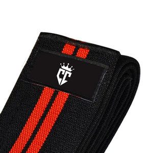 2024 Latest Design Neoprene <b>Knee</b> <b>Wraps</b> High Quality Non-Slip Unisex Gym Workout Weightlifting Equipment Fitness Safety - Product Image 4