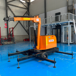 Nhỏ gọn gấp điện sàn cần cẩu nhỏ di động JIB <span class=keywords><strong>Crane</strong></span> thủy lực di động thiết kế cho cửa hàng tầng nâng - Product Image 6