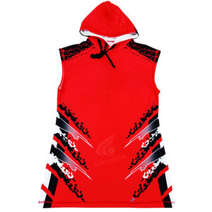 ชุดกีฬาโพลีเอสเตอร์100% ชุดเครื่องแบบแขนกุดระบายอากาศได้ดีชุดเสื้อผ้า7V7น้ำหนักเบา - Product Image 1