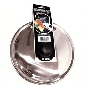 Polished Chrome 430 28cm Stainless Steel <b>Pot</b> <b>Lid</b> for Soup & Stock <b>Pots</b> - Product Image 2