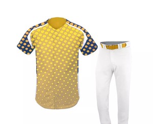 Nouveauté Uniformes de baseball respirants de haute qualité Service OEM Ensembles à manches courtes Meilleure qualité disponible avec service OEM - Product Image 4