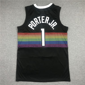 Maillot de basket-ball classique pour hommes de haute qualité cousu par l'équipe Nuggets 2025 - Product Image 1