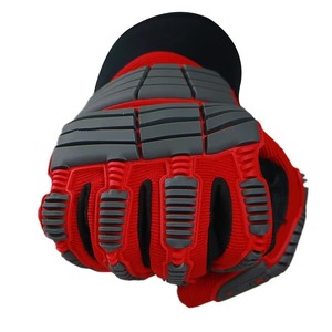 Guantes de impacto TPR superventas con logotipo personalizado Guantes de mecánico de impacto de construcción de trabajo de protección anticorte Servicio OEM - Product Image 2