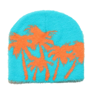 High Quality <b>Winter</b> Warm Wool/Polyester/Spandex Skull <b>Caps</b> for Men Women Custom Design Unisex Adjustable Head Circumference - Product Image 4