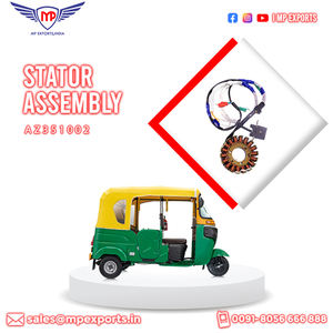 Ensemble de stator RE de fabrication indienne, pièces de qualité pour tricycles compatibles avec le modèle RE, exporté vers Haïti et la République dominicaine - Product Image 2