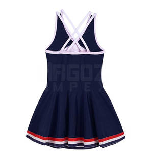 Ensembles de cheerleading à séchage rapide avec logo personnalisé de qualité supérieure uniformes en tissu durable respirant et confortable - Product Image 4