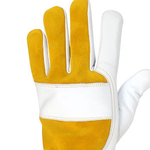 Meilleures ventes Gants de sécurité en cuir de vachette résistant à la chaleur pour soudage TIG Prix de gros Antidérapant Gants de travail pour soudeur MIG - Product Image 2