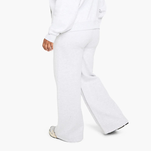 Pantalones de chándal acampanados de ajuste holgado de algodón 100% hechos a medida de alta calidad para mujer, pantalones de chándal de Hip Hop de pierna ancha transpirables - Product Image 2