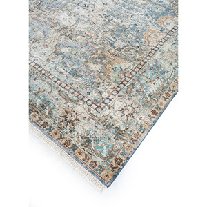 Alfombra Afgana de Lana Tejida a Mano, Color Marfil, con Patrón de Medallón, para Uso Doméstico - EA-1505 - Product Image 2