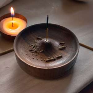 Best Quality Acacia Wood <b>Incense</b> <b>Holder</b> <b>Stick</b> and Ash Catcher Popular Fragrance Scented <b>Stick</b> Sale Directly From Manufacturer - Product Image 3
