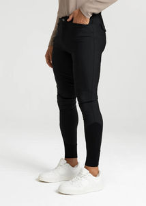 Pantalones de Equitación Premium para Hombre, Corte Ajustado, Elásticos, Transpirables, Cómodos para Competencia de Equitación - Product Image 3