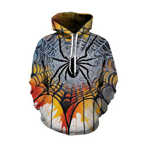 เสื้อฮู้ดแบบสวมหัวมีฮู้ดทรงหลวมพิมพ์ลาย - Product Image 5