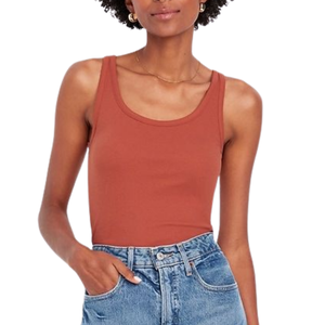 Camisetas sin mangas para mujer Chaleco de verano transpirable suave de algodón sólido Fabricante OEM A granel Venta al por mayor Moda minimalista Top de uso diario - Product Image 2