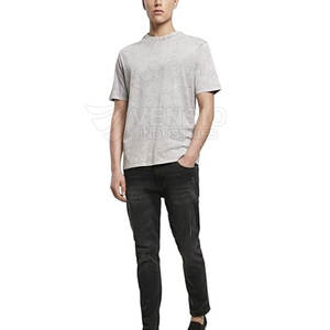 Camiseta de lavado ácido ligero para hombre Diseño popular para adultos Última ropa - Product Image 6