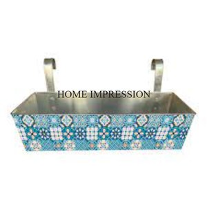 Wholesale Supplier Garden Ware Decorating Flower <b>Planters</b> and Pots Made Of Galvanized Grey Color Indoor Plants <b>Planter</b> and Pots - Product Image 6