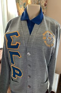 Nouvelle Mode Sororité Divine Nine Sigma Gamma Rho Chandails et Jersey Chenille Broderie Bloc De Couleur Flexible Bas Femmes Outwear - Product Image 6