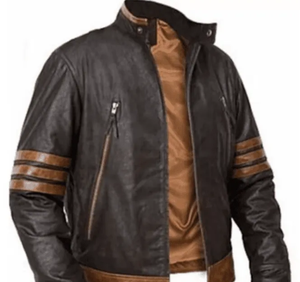 Chaqueta de cuero Nuevo estilo de moda en piel de oveja Chaqueta de cuero para hombres Chaquetas de cuero con cremallera lateral Hombres - Product Image 1