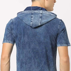 Camiseta con capucha de invierno para hombre, venta al por mayor, personalizada, algodón polar, transpirable, ecológico, ropa de calle, gimnasio, ropa informal, logotipo ligero - Product Image 3