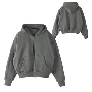 Bajo MOQ Premium 100% Fleece Unisex Regular Fit Performance Sudadera con capucha de invierno 55% algodón 45% poliéster Pullover a granel - Product Image 1