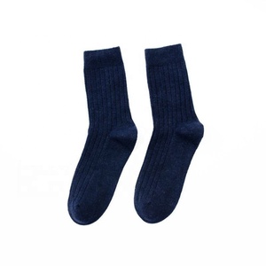 2026 Men's 100% Wool Knitted Business Casual <b>Socks</b> with Logo Options Breathable <b>Winter</b> Floor <b>Socks</b> low mock - Product Image 6