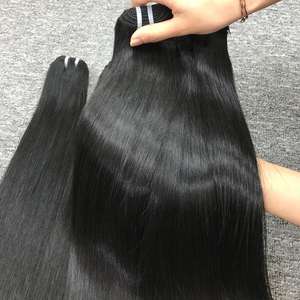 ผมต่อแบบกระดูกตรง VQ ช่อผมมนุษย์ยืดได้8นิ้ว100% เวียดนาม - Product Image 1