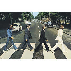 Póster moderno de los Beatles Abbey Road para decoración de pared - Product Image 1