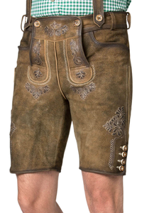 Fashion <b>Mens</b> Leather Pants Bavarian <b>Shorts</b> For <b>Festival</b> - Product Image 4