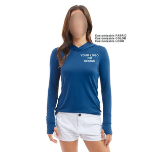 โพลีเอสเตอร์ป้องกันรังสียูวีแขนยาวสแปนเด็กซ์แห้งเร็วระบายอากาศเสื้อตกปลา 4Xl - Product Image 1