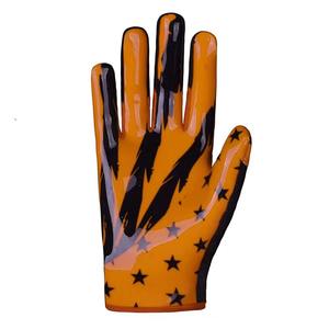 Outdoor American Football <b>Gloves</b> Full Finger Hand Grips Anti-Slip Adjustable Wrist Strap Hook Loop Closure Custom Sports <b>Gloves</b> - Product Image 6