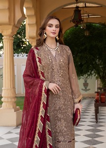 Party Wear Pakistani Style Women Traditional Design Chiffon <b>Dress</b> Fancy Traditional Women Chiffon Party <b>Dress</b> For Ladies - Product Image 6