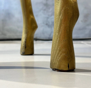 Mesa Consola Decorativa Hecha a Mano con Diseño de Caballo Salvaje en Madera de Olmo Sólido, Consola Artística de Lujo para Interiores de Primera Calidad - Product Image 6