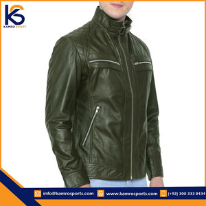 Hot Sale Fashion <b>Men</b> Genuine <b>Leather</b> <b>Jacket</b> Zippers Design Fashion <b>Jacket</b> for <b>Men</b> & Adults - Product Image 2