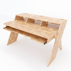 มินิมิลิสต์ สตูดิโอดีสก์ 156x90x91 ซม. ไม้ยางพารา SD68006 - Product Image 5