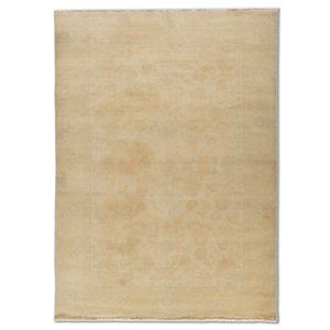 Alfombra de Lana Azul Vintage Anudada a Mano, Rectangular Grande Pae-545(Fr) para el Hogar, Alfombra de Color Sólido para Sala de Estar, Pasillo, Adolescentes - Product Image 1