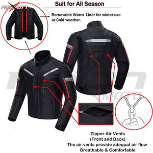 แจ็กเก็ตมอเตอร์ไซด์ผ้าใบบางใส่ได้ทั้งชายและหญิงอบอุ่นระบายอากาศได้ดีแห้งเร็ว - Product Image 6