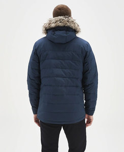 Veste d'hiver pour hommes personnalisée en gros d'usine avec capuche de veste ouatée d'hiver en toile matelassée respirante approvisionnement en vrac OEM - Product Image 5