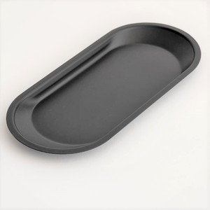 Classic Design <b>Black</b> Powder Coated Aluminium <b>Serving</b> <b>Tray</b> Custom Logo Customizable Size Home Restaurant Use Top-Table <b>Tray</b> - Product Image 3